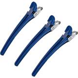 Blåa Hårspännen Comair Hair-clips blå 10-pack kort hårklämma kombination, ca 9,5