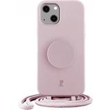 Popsockets Mobiltillbehör Popsockets Etui JE PopGrip iPhone 14 Plus 6.7 jasno różowy/rose breath 30190 (Just Elegance)