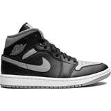 Skor Nike Air Jordan 1 Mid W - Black/White/Particle Grey