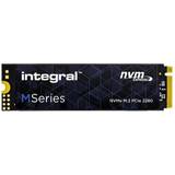 Integral 500 GB SSD NVME M.2 2280 PCIe Gen3x4 R-2000 MB/s W-1600 MB/s TLC M1 Solid State-enhet