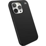 Speck Läder / Syntet Mobiltillbehör Speck Presidio2 Pro MagSafe iPhone 14 Pro fodral med mikrobanbeläggning (svart/vit)