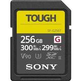 256 GB - V90 Minneskort Sony TOUGH SF-G256T SDXC Class 10 UHS-II U3 V90 300/299MB/s 256GB
