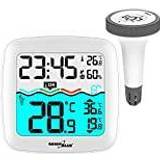 Pooltermometer GreenBlue Pool Thermometer Weather Station 60m Range Calendar