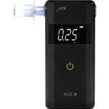 ACE A Breathalyzer Black 0 till 4 ‰ Olika enheter kan visas Larm inkl. display, Countdown-funktion