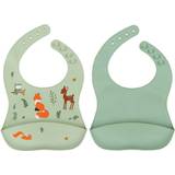 A Little Lovely Company Haklappar A Little Lovely Company Haklapp 2-pack Silikon Forest One Size Haklapp