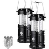 Etekcity LED Camping Lantern Lights 2 Pack