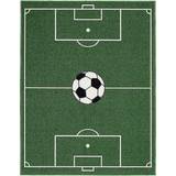 Gröna Textilier Furniturebox Football Mat 133x170cm