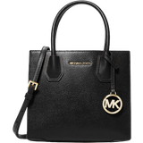 Väskor Michael Kors Mercer Medium Pebbled Leather Crossbody Bag - Black