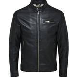 Selected Herr - Skinnjackor Selected Classic Leather Jacket