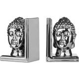 Premier Housewares Dekoration Premier Housewares Buddha Head Set 2 Bookends Prydnadsfigur