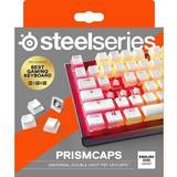 Keycaps Tangentbord SteelSeries PRISMCAPS Universal Double Shot PBT Keycaps White (English)