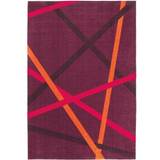 Orange Textilier D-sign Dockgo Matta Ser Violett/Orange 120x170