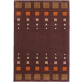 Orange Textilier D-sign Dockgo Matta Fer Brun/Orange 120x170