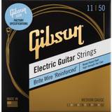 Gibson Musiktillbehör Gibson Brite Wire 'Reinforced' Electric Guitar StringsMedium