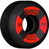 Svarta Hjul Bones Wheels 100's OG #4 V5 Sidecut 100A 52mm Wheels black/red Uni