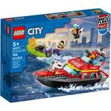 Brandmän Leksaker Lego City Fire Rescue Boat 60373