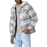 Wrangler Herr - Svarta Jackor Wrangler Quilted Lined Flannel Shirt Jacket