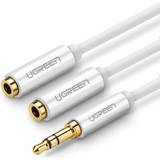 Ugreen Kablar Ugreen audio splitter 3.5mm jack cable AV123, 25cm white
