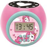Väckarklocka barn Barnrum Lexibook Unicorn Projector Alarm Clock