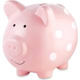 Blåa Sparbössor Barnrum Pearhead Polka Dot Piggy Bank