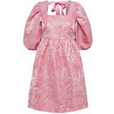Fyrkantig - Korta klänningar Pieces Pcaviona Short Dress - Prism Pink