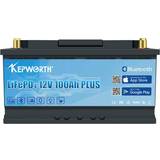 Batterier 100ah batterier och laddbart Kepworth LiFePO4 12V 100Ah Lithium Battery