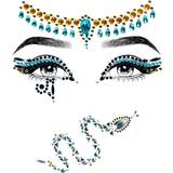 Historiska - Multifärgad Maskeradkläder Leg Avenue Cleopatra Adhesive Face Jewel Sticker