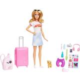 Barbies - Djur Dockor & Dockhus Barbie Barbie Travel Set with Puppy HJY18
