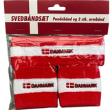 Danmark Supporterprylar Denmark Sweatband Set