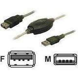 M-CAB USB-kabel Kablar M-CAB USB-förlängningskabel 5