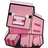 Rosa Bordslampor Barnrum Paladone Minecraft Pig Bordslampa