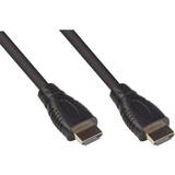 Good Connections HDMI-kablar Good Connections Höghastighets HDMI @60Hz 18 Gbit/s perfekt guldpläterade kontakter, 3-vägs avskärmning