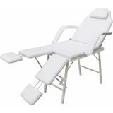 Massagefåtöljer vidaXL Bärbar behandlingsstol konstläder 185x78x76, Vit