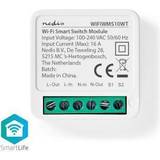 Wifi strömbrytare Apparatskåp Nedis SmartLife Strömbrytare Wi-Fi 3680 W Terminalanslutning App tillgänglig för: Android- IOS