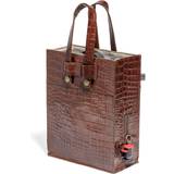 Väskor Professional Secrets Bronx "Bag in Box" i Präglat Läder, Dark Cognac