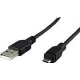 Schwaiger USB-kabel Kablar Schwaiger USB 2.0 A-> ST M/svart