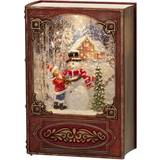 Dekoration Konstsmide Water-Filled Red Book Snowman Juldekoration