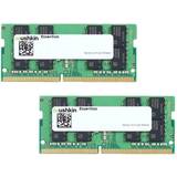 32 GB - 64 GB - SO-DIMM DDR4 RAM minnen Mushkin Enhancd Essentials SO=DIMM DDR4 2933MHz 2x32GB (MES4S293MF32GX2)