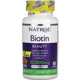 Natrol Vitaminer & Mineraler Natrol Biotin Fast Dissolve Strawberry 10000mcg 60 st