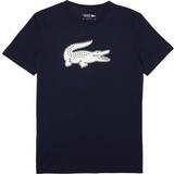 Lacoste Kläder Lacoste Sport 3D Print Crocodile Breathable Jersey T-shirt - Navy Blue/White