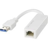 USB-A Nätverkskort & Bluetooth-adaptrar Deltaco USB3-GIGA4