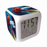 Gula Väckarklockor Barnrum Kids licensing Spider-Man Cube Digital Cube Alarm Clock