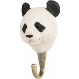 Metall Förvaring Wildlife Garden Handsnidad krok Panda