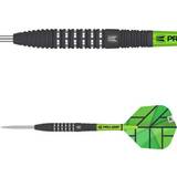 Target Darts Unisex Yohkoh set med 80% volframstål spets, svart och grön, 23 G