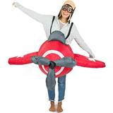 Spel & Leksaker - Uppblåsbar Dräkter & Kläder bodysocks Red Airplane Inflatable Costume