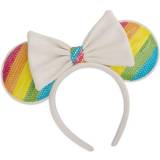 Pannband Barnkläder Loungefly Disney Rainbow Minnie Ears Headband