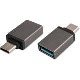 4smarts Kablar 4smarts USB-C USB-A-adapter-2 st.