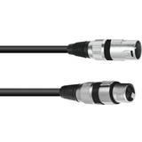 Omnitronic XLR cable 3pin 1m