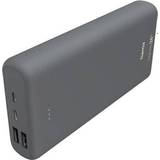 Powerbanks Batterier & Laddbart Hama Supreme 24HD Power bank 24000 mAh LiPo USB type A, USB-C Dark grey