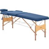 Physa Hopfällbar massagebänk 185 x 60 x 63-86 cm 227 kg Blå TOULOUSE BLUE